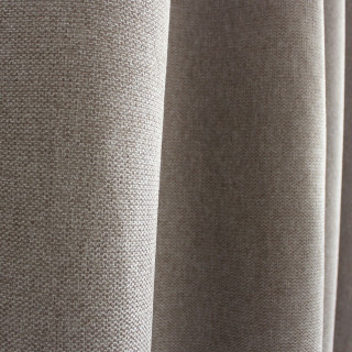 Rideau thermique en velours chenillé avec doublure polaire BLIZZARD - 140 x 240 cm - Taupe