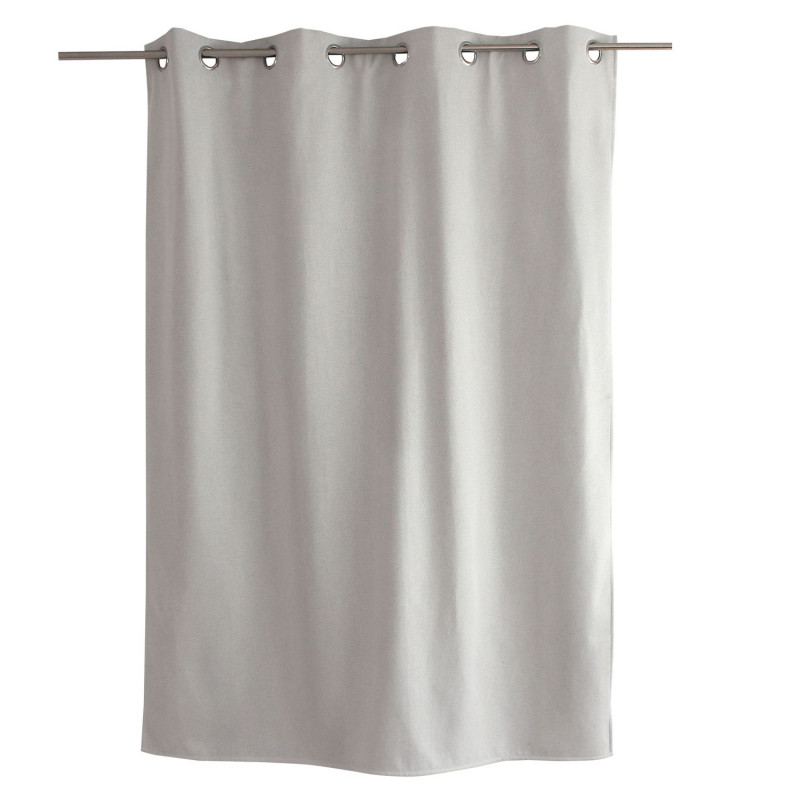 Rideau thermique pour fenêtre avec doublure polaire noire FJORD - 140 x 180 cm - Blanc