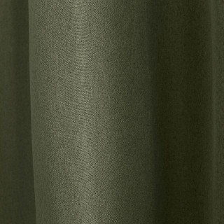 Rideau thermique pour fenêtre avec doublure polaire noire FJORD - 140 x 180 cm - Vert gris