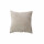 Coussin déhoussable en velours chenillé KAMALA - 40 x 40 cm - Naturel