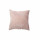 Coussin déhoussable en velours chenillé KAMALA - 40 x 40 cm - Vieux rose