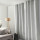 Rideau en velours chenillé KAMALA - 140 x 240 cm - Gris clair