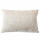 Coussin déhoussable effet fourrure léopard LEO - 40 x 60 cm - Ecru