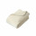 Plaid flanelle doublé sherpa SHERLOCK - 125 x 150 cm - Ecru