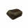Plaid flanelle doublé sherpa SHERLOCK - 125 x 150 cm - Kaki