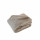 Plaid flanelle doublé sherpa SHERLOCK - 125 x 150 cm - Beige