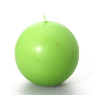Bougie boule - Diam. 7,5 cm - Vert