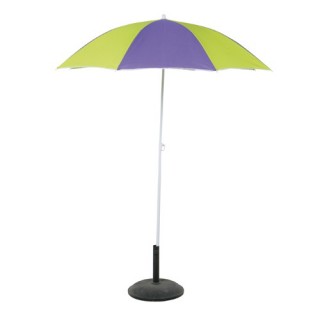 Parasol de plage Porto - 1,8m - Violet et vert