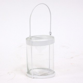 Lanterne de jardin - Métal - Blanc