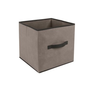 Boîte de rangement pour meuble - 31 x 31 cm. - Taupe
