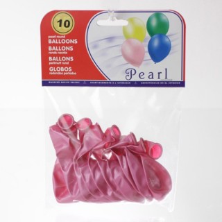 10 Ballons gonflables Nacrés - Rose