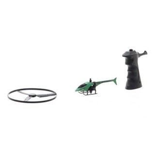 Hélicoptère mécanique et lanceur - Vert