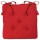 Galette de chaise 5 Boutons - 40 x 40 cm - Rouge