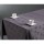 Nappe anti-tâches Jacquard Papillons - 150 x 300 cm - Gris foncé