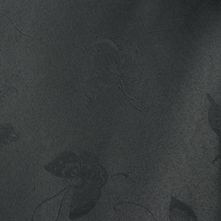 Nappe anti-tâches Jacquard Papillons - 140 x 240 cm - Gris foncé