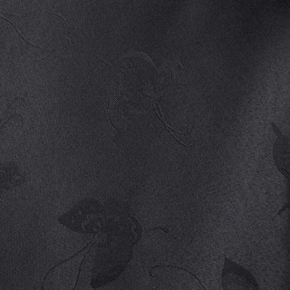 Nappe anti-tâches Jacquard Papillons - 150 x 300 cm - Gris foncé
