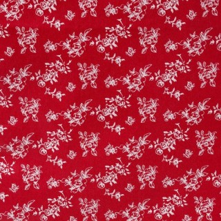 Nappe cirée Fleur - 140 x 240 cm - Rouge