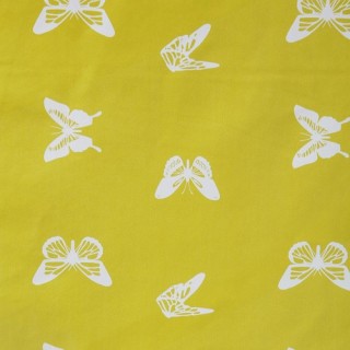 Nappe cirée Papillons - 140 x 240 cm - Vert anis