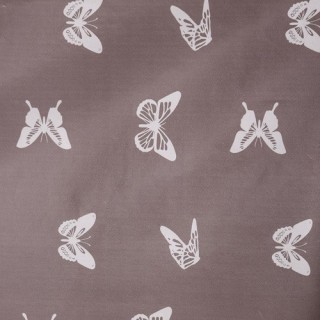 Nappe cirée Papillons - 140 x 240 cm - Gris