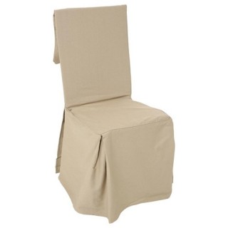 Housse de chaise - H. 85 cm - Lin