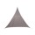 Voile d'ombrage triangulaire Curacao - 3 x 3 x 3 m - Taupe