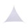 Voile d'ombrage triangulaire Curacao - 4 x 4 x 4 m - Blanc