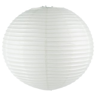 Lanterne Boule - Diam. 60 cm. - Blanc