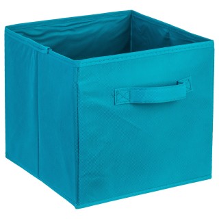 Boîte de rangement pour meuble avec poignée - Bleu lagon