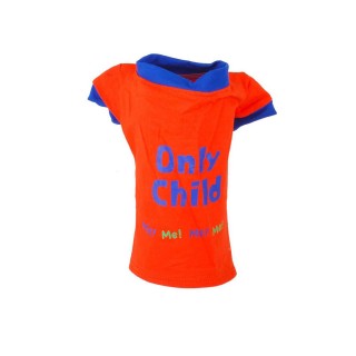 T-shirt pour chien Only Child - Taille S - Orange