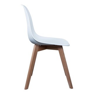 Chaise scandinave enfant - H. 56,5 cm - Blanc