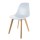 Chaise scandinave Coque - H. 83 cm - Blanc