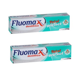 Lot de 2 Dentifrices Total protect 5 Actions - Bi-fluor & Menthol