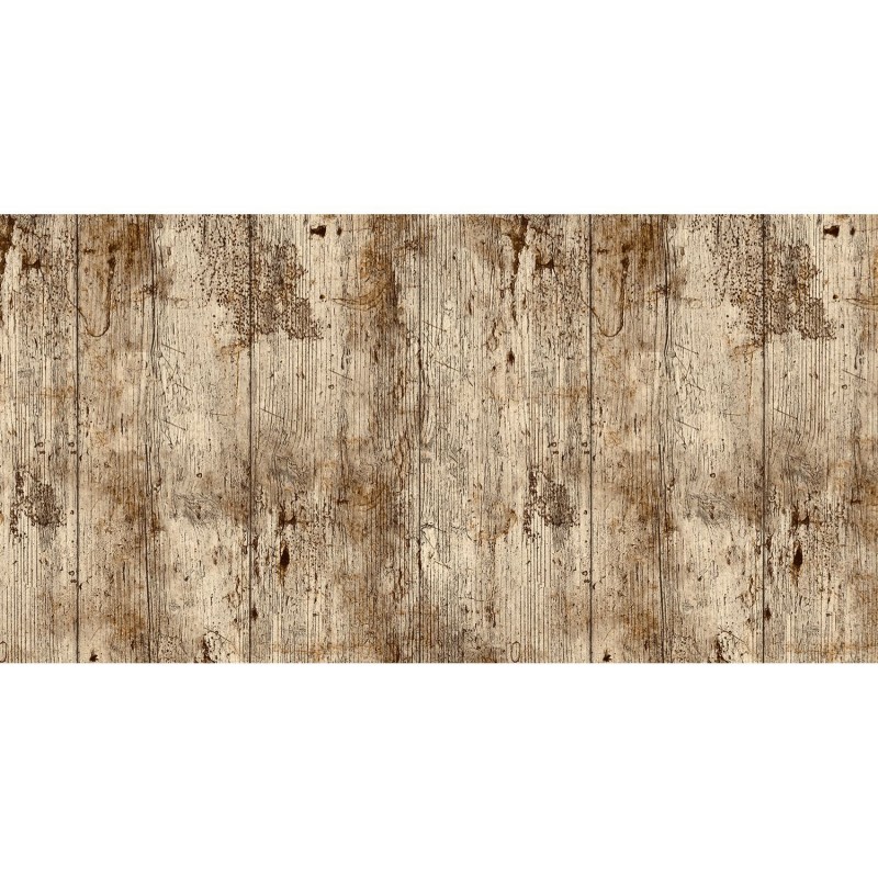 Adhésif décoratif Bois vieilli - 200 x 45 cm - Marron