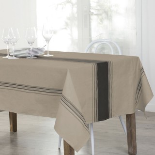 Nappe anti-tâches Bistrot - 240 x 145 cm - Gris