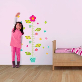 Sticker enfant Fleurs- 70 x 50 cm - Multicolore