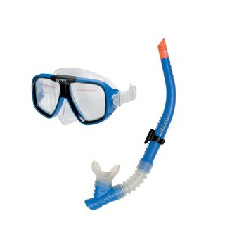 Kit Masque et tuba Reef Rider - Bleu