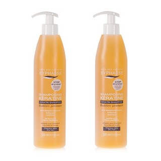 Lot de 2 - Shampooing Kératine Liquide - Cheveux Secs - 520 ml