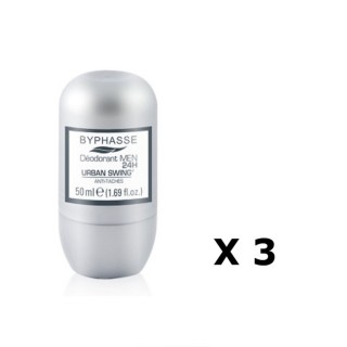 Lot de 2 - Déodorant Roll-On Men 24h - Urban Swing - 50 ml