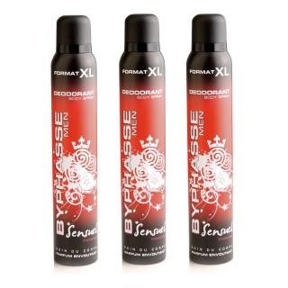 Lot de 3 - Déodorant Spray Men - Sensuel - 250 ml