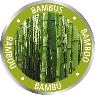 Etagère de salle de bain en bambou 3 Tiroirs - H. 96 cm - Gris