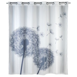 Rideau de douche anti-moisissure Astera - Polyester - 180 x 200 cm - Gris