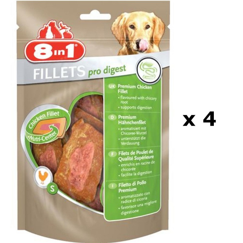 Lot de 4 - Filets pro Digest - Viande de Poulet - Taille S