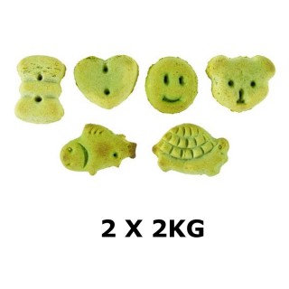 Lot de 2 - Biscuits Multi-formes - Légumes - Box 2 kg