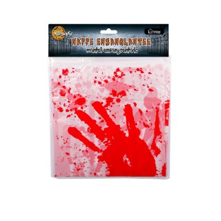 Décoration d'Halloween - Nappe tachée de sang - 137 x 220 cm