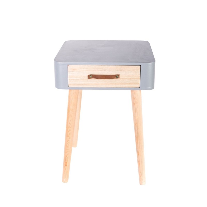 Table de chevet Scandinave - 1 Tiroir - Gris