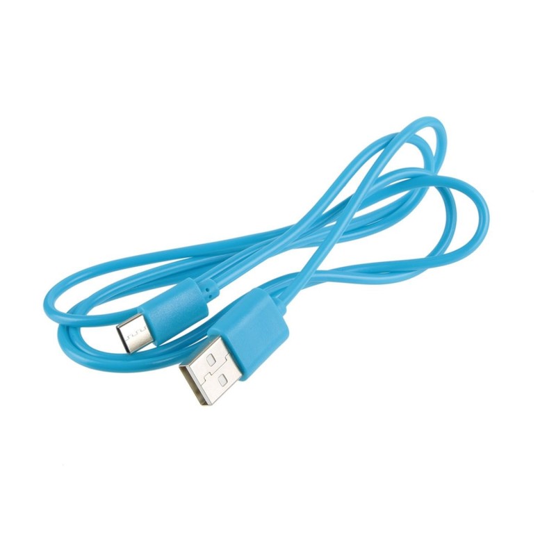Cable USB Type-C universel - Ultra fin - 1 m - Bleu