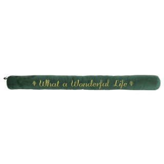 Bas de porte en velours Wonderflu - L. 78 cm - Vert