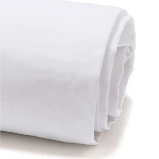 Drap housse Chantilly - 100% coton 57 fils - 90 x 190 cm - Blanc