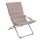 Fauteuil relax de jardin pliable 3 positions taupe - MILOS