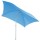 Parasol de plage carré Hélenie - L. 180 x l. 180 cm - Bleu clair